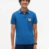 Croială regulată Polo din piqué cu monogramă Croială regulată Polo din piqué cu monogramă