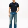Croială regulată Polo din piqué cu monogramă Croială regulată Polo din piqué cu monogramă