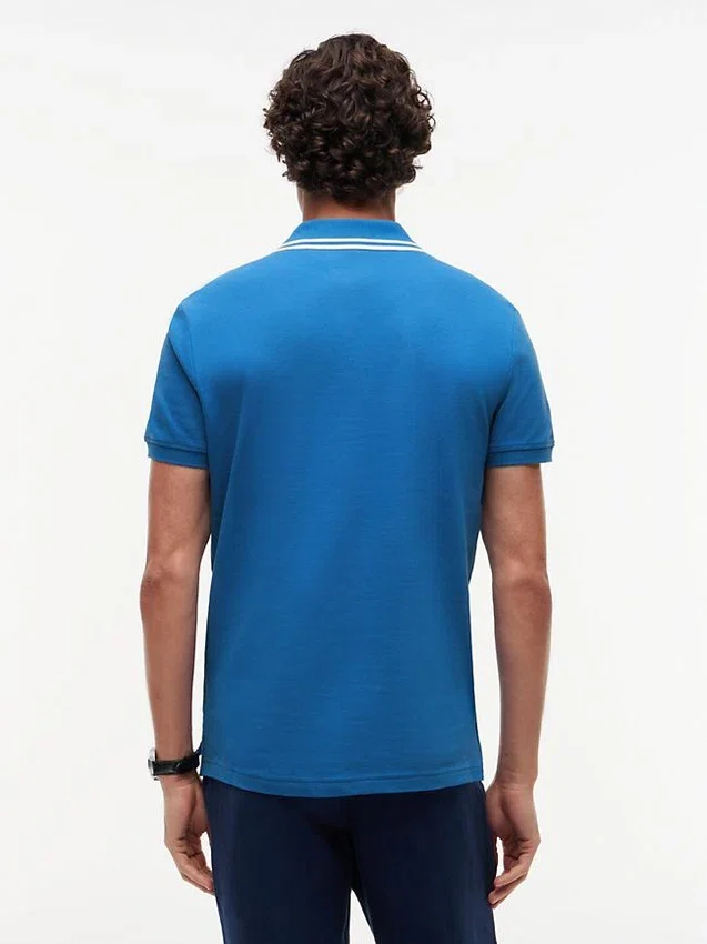 Croială regulată Polo din piqué cu monogramă Croială regulată Polo din piqué cu monogramă