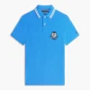 Croială regulată Polo din piqué cu monogramă Croială regulată Polo din piqué cu monogramă