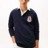 Croială relaxată Polo de rugby Hilfiger Crest Croială relaxată Polo de rugby Hilfiger Crest