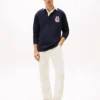 Croială relaxată Polo de rugby Hilfiger Crest Croială relaxată Polo de rugby Hilfiger Crest