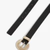 Curea din piele cu cataramă circulară Curea din piele cu cataramă circulară
