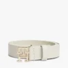 Curea din piele cu cataramă monogramă Curea din piele cu cataramă monogramă