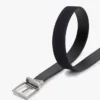 Curea din piele cu cataramă pătrată reversibilă Curea din piele cu cataramă pătrată reversibilă