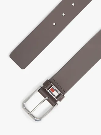 Curea din piele cu insignă emailată Tommy Jeans Curea din piele cu insignă emailată Tommy Jeans