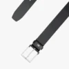 Curea din piele netedă cu cataramă pătrată Curea din piele netedă cu cataramă pătrată