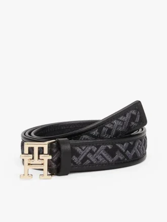 Curea Jacquard cu cataramă monogramă
