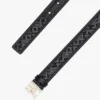 Curea Jacquard cu cataramă monogramă Curea Jacquard cu cataramă monogramă