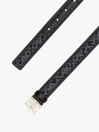 Curea Jacquard cu cataramă monogramă