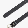 Curea subțire din piele cu monogramă Curea subțire din piele cu monogramă