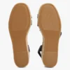 Espadrile cu platformă și curea din piele Espadrile cu platformă și curea din piele
