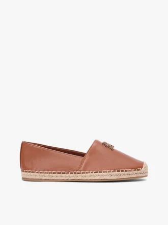 Espadrile din piele cu TH Monogram