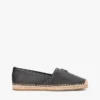 Espadrile din piele cu TH Monogram