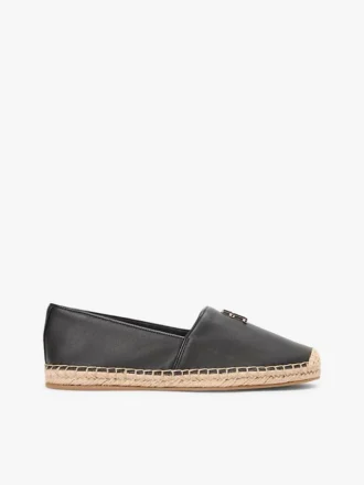 Espadrile din piele cu TH Monogram