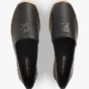 Espadrile din piele cu TH Monogram