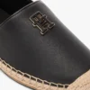 Espadrile din piele cu TH Monogram