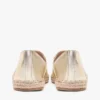 Espadrile din piele metalizată cu TH Monogram Espadrile din piele metalizată cu TH Monogram
