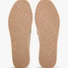 Espadrile din piele metalizată cu TH Monogram Espadrile din piele metalizată cu TH Monogram