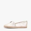 Espadrile din piele metalizată cu TH Monogram Espadrile din piele metalizată cu TH Monogram