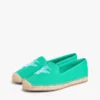Espadrile din pânză cu monogramă brodată Espadrile din pânză cu monogramă brodată