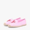 Espadrile din pânză cu monogramă brodată Espadrile din pânză cu monogramă brodată