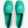 Espadrile din pânză cu monogramă brodată Espadrile din pânză cu monogramă brodată