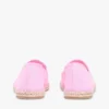 Espadrile din pânză cu monogramă brodată Espadrile din pânză cu monogramă brodată