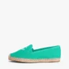 Espadrile din pânză cu monogramă brodată Espadrile din pânză cu monogramă brodată
