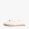 Espadrile din pânză cu monogramă brodată Espadrile din pânză cu monogramă brodată