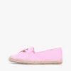 Espadrile din pânză cu monogramă brodată Espadrile din pânză cu monogramă brodată