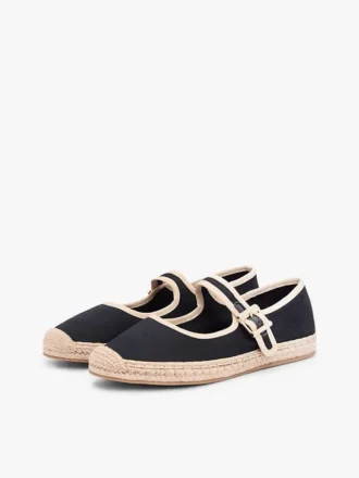 Espadrile Mary Jane din pânză