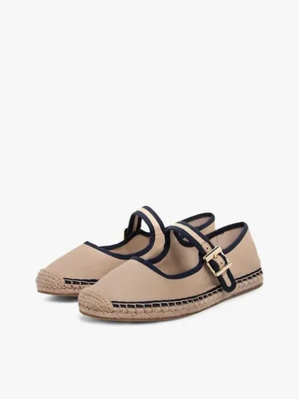 Espadrile Mary Jane din pânză Espadrile Mary Jane din pânză