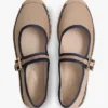 Espadrile Mary Jane din pânză Espadrile Mary Jane din pânză