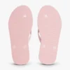 Flip-flop cu detalii metalice cu monogramă