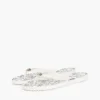Flip-flop cu imprimeu TH Script și accesorii metalice Flip-flop cu imprimeu TH Script și accesorii metalice