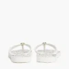 Flip-flop cu imprimeu TH Script și accesorii metalice Flip-flop cu imprimeu TH Script și accesorii metalice