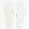 Flip-flop cu imprimeu TH Script și accesorii metalice Flip-flop cu imprimeu TH Script și accesorii metalice