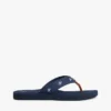 Flip-flopi din pânză cu monogramă brodată Flip-flopi din pânză cu monogramă brodată