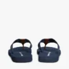 Flip-flopi din pânză cu monogramă brodată Flip-flopi din pânză cu monogramă brodată