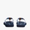 Flip-flopi din pânză cu monogramă brodată Flip-flopi din pânză cu monogramă brodată