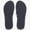 Flip-flopi din pânză cu monogramă brodată Flip-flopi din pânză cu monogramă brodată