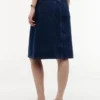 Fustă din denim cu curele