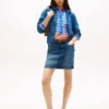Fustă mini din blugi cu talie înaltă Tommy Jeans Fustă mini din blugi cu talie înaltă Tommy Jeans