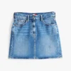 Fustă mini din blugi cu talie înaltă Tommy Jeans Fustă mini din blugi cu talie înaltă Tommy Jeans