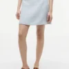 Fustă mini din tweed cu nasturi aurii Fustă mini din tweed cu nasturi aurii