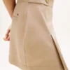 Fustă mini din twill plisat