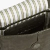 Geantă crossbody cu clapă din piele de căprioară Geantă crossbody cu clapă din piele de căprioară