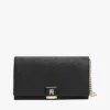 Geantă crossbody cu curea cu lanț și închizătoare cu monogramă Geantă crossbody cu curea cu lanț și închizătoare cu monogramă