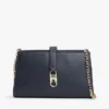 Geantă crossbody cu lanț și monogramă lustruită Geantă crossbody cu lanț și monogramă lustruită